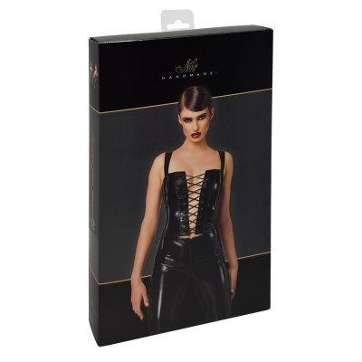 Корсет Noir Handmade F379 Dominae Frontbind PVC Corset Top L