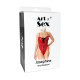 Сексуальне лаковане боді Art of Sex - Josephine чорне M-2
