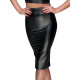 Спідниця Noir Handmade F152 Powerwetlook pencil skirt - L-1