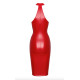 Сукня Noir Handmade F354 Red powerwetlook dress - S-5