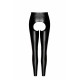 Легінси Noir Handmade F304 Taboo wetlook leggings with open crotch and bum - M-4