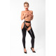 Легінси з відкритими стегнами Noir Handmade F323 Rebel wetlook chaps - XL-2