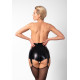 Шортики Noir Handmade F325 Glam suspender wetlook and vinyl shorts - M-4