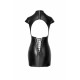 Сукня Noir Handmade F309 Fantasy wetlook mini dress with lace up back - M-4