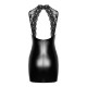Сукня Noir Handmade F343 Powerwetlook and lace mini skirt - L-5