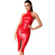 Сукня Noir Handmade F354 Red powerwetlook dress - L