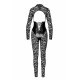 Комбінезон Noir Handmade F299 Enigma lace catsuit with underbust bodice - L-5