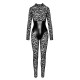 Комбінезон Noir Handmade F299 Enigma lace catsuit with underbust bodice - L-4
