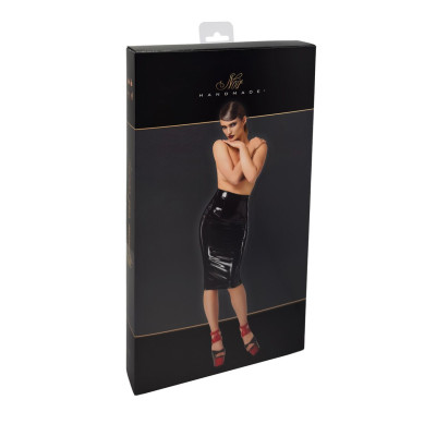 Спідниця Noir Handmade F378 Dominae Column PVC pencil skirt XS