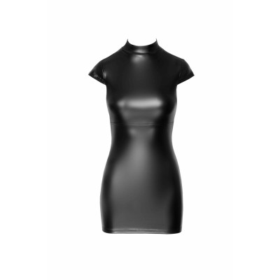 Сукня Noir Handmade F309 Fantasy wetlook mini dress with lace up back - L