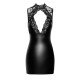 Сукня Noir Handmade F343 Powerwetlook and lace mini skirt - XL-4