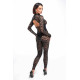 Комбінезон Noir Handmade F299 Enigma lace catsuit with underbust bodice - XL-2