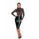 Сукня Noir Handmade F228 Midi dress with soft lace top - XL-3