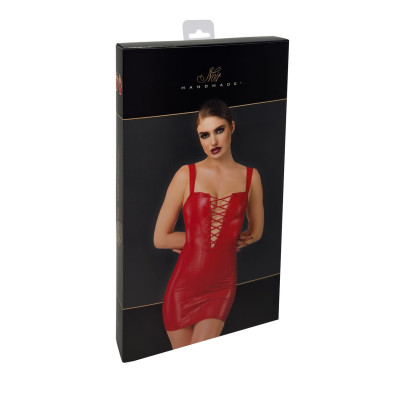 Сукня Noir Handmade F364 Bombshell Lace-Up Mini Dress Red S
