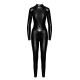 Комбінезон Noir Handmade F319 Caged wetlook catsuit with zippers and ring - S-4