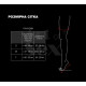 Лаковані панчохи зі шнурівкою Art of Sex - Mistress, чорні з ефектом голограми, розмір M-3