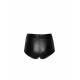 Шортики Noir Handmade F318 Wild crocodile printed wetlook shorts - L-5