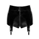 Шортики Noir Handmade F325 Glam suspender wetlook and vinyl shorts - XXL-5