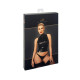 Топ Noir Handmade F324 Glam wetlook top with vinyl corset - S-6
