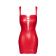 Сукня Noir Handmade F364 Bombshell Lace-Up Mini Dress Red L-5