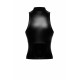 Топ Noir Handmade F324 Glam wetlook top with vinyl corset - M-4
