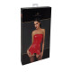 Корсет з підв'язками для панчіх Noir Handmade F368 Bombshell Fierce Corset-belt Red XL-10