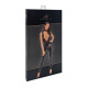 Комбінезон Noir Handmade F298 Libido Deep-V catsuit with collar and pearl chain - XL-6