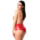 Шорти Noir Handmade F356 Red powerwetlook shorts - XL-3