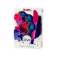 Анальні кульки Alive Triball Blue, силікон, макс. діаметр 2 см-1
