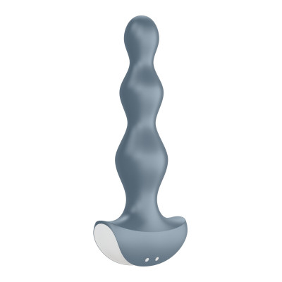Анальний стимулятор-намистини з двома моторами Satisfyer Lolli-Plug 2 ice blue Анальний стимулятор-намистини з двома моторами Satisfyer Lolli-Plug 2 ice blue