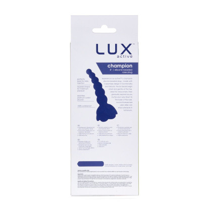 Анальний ланцюжок Lux Active с розой - Champion Rose
