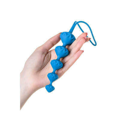 Набор анальных бус Satisfyer Beads Colored, силикон , макс. диаметр 3,3см и 3,5см