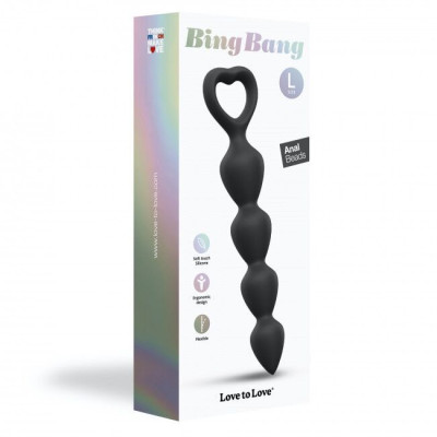 Анальний ланцюжок Love To Love BING BANG L - BLACK ONYX Анальний ланцюжок Love To Love BING BANG L - BLACK ONYX