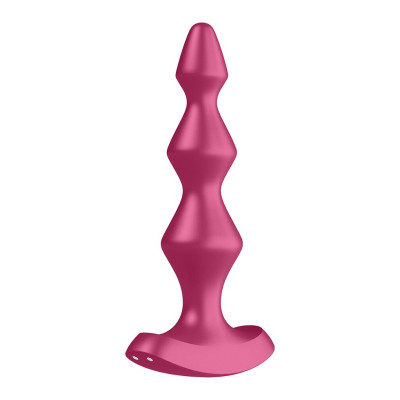 Анальный стимулятор-бусины с двумя моторами Satisfyer Lolli-Plug 1 Berry