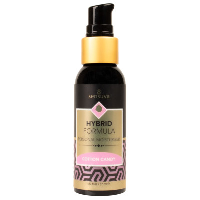 Смазка водно-силіконова Sensuva Hybrid Cotton Candy (57 мл) без цукру, можна для оральних ласк