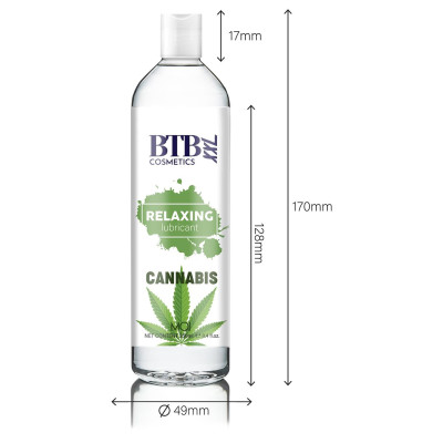 Змазка на водній основі BTB FLAVORED CANNABIS (250 мл)
