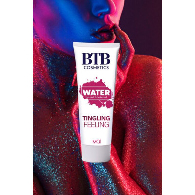 Змазка на водній основі з ефектом вібрації BTB TINGLING FEELING (100 мл)