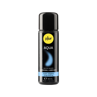 Лубрикант на водній основі pjur Aqua 30 мл, ефект оксамитової шкіри без прилипання