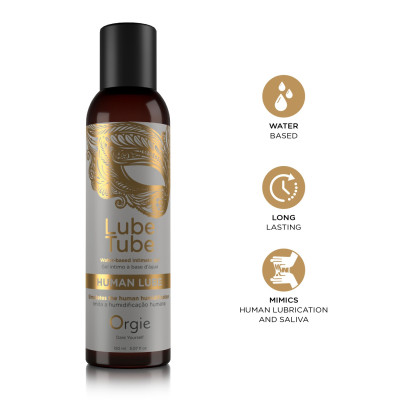 Лубрикант на водній основі Orgie - Lube Tube - Human Lube (150 мл) Лубрикант на водній основі Orgie - Lube Tube - Human Lube (150 мл)