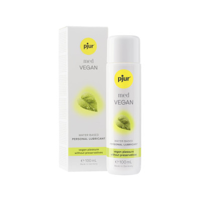 Лубрикант на водній основі pjur MED Vegan glide 100 мл — тільки веганські інгредієнти