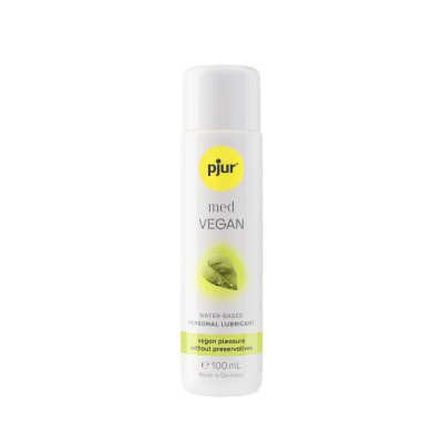 Лубрикант на водній основі pjur MED Vegan glide 100 мл — тільки веганські інгредієнти
