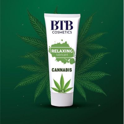 Змазка на водній основі BTB FLAVORED CANNABIS (100 мл)