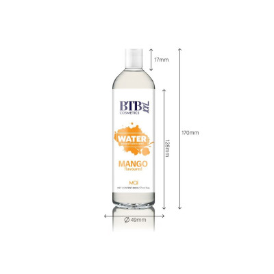 Змазка на водній основі BTB FLAVORED MANGO з ароматом манго (250 мл)