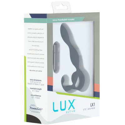Масажер простати Lux Active – LX1 – Anal Trainer 5.75" – Dark Blue