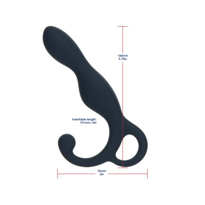 Масажер простати Lux Active – LX1 – Anal Trainer 5.75" – Dark Blue