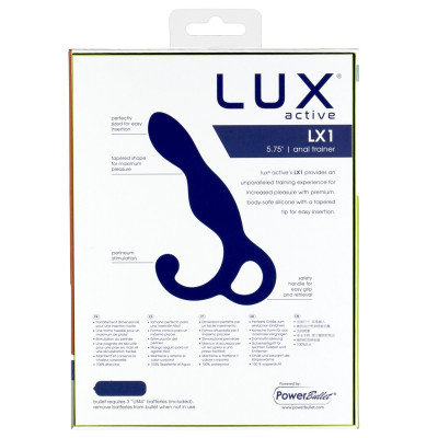 Масажер простати Lux Active – LX1 – Anal Trainer 5.75" – Dark Blue