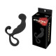 Масажер простати MAI Attraction Toys №80 Black, довжина 13,4 см, діаметр 3,2 см-1