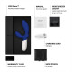 Масажер простати LELO Loki Wave Federal Blue, 2 мотори, манливий рух + стимуляція промежини-3
