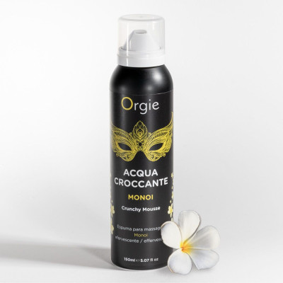 Масажна пінка Orgie – Acqua Croccante Monoi (150 мл), ефект бульбашок, що лопаються Масажна пінка Orgie – Acqua Croccante Monoi (150 мл), ефект бульбашок, що лопаються