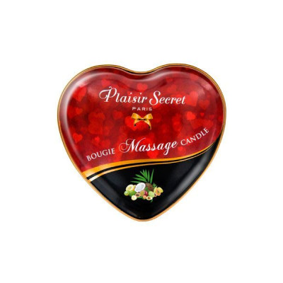 Масажна свічка серце Plaisirs Secrets Exotic Fruits (35 мл)